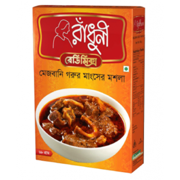 রাঁধুনি মেজবানি গরুর মসলা (Radhuni Mejbani Beef Masala 68gm / রেডিমিক্স)