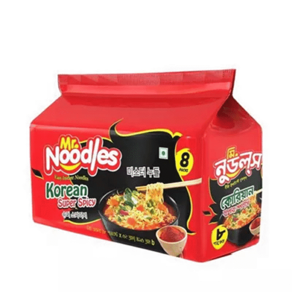 মি. নুডলস কোরিয়ান সুপার স্পাইসি  (Mr. Noodles Korean Super Spicy)