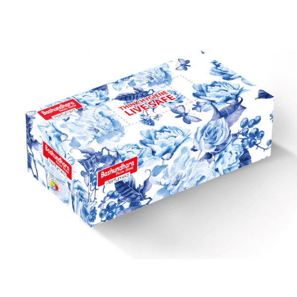 Bashundhara Hand Towel - 200 Pcs x 1 Ply Box (White)
