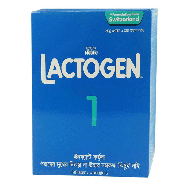 Nestlé Lactogen 1 Infant Formula Milk Powder BIB (0-6 Months)-350gm
